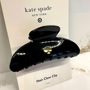 NWT kate spade x Target Black Spade Claw Hair Clip
